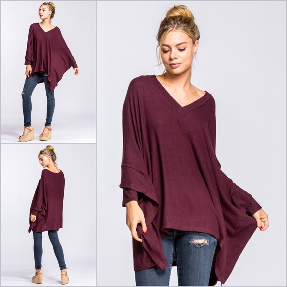 Poncho-Like Top - Picture 2 of 2